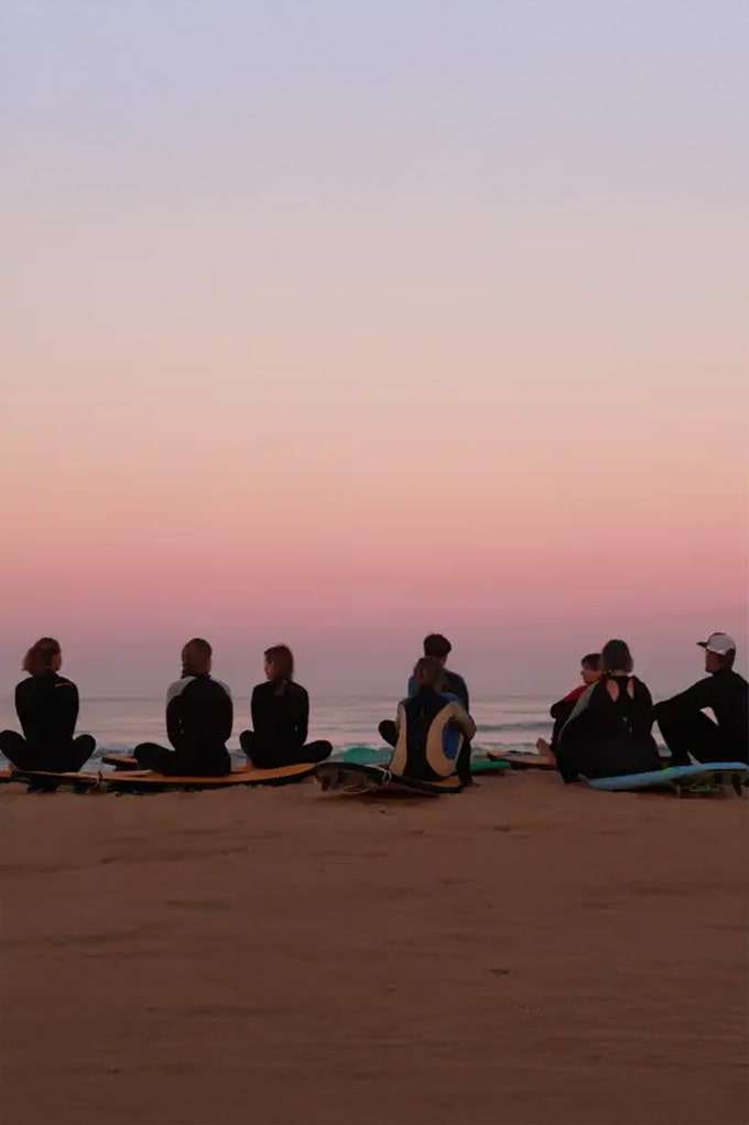 Surf and yoga package Morocco rooftop sessions Tamraght