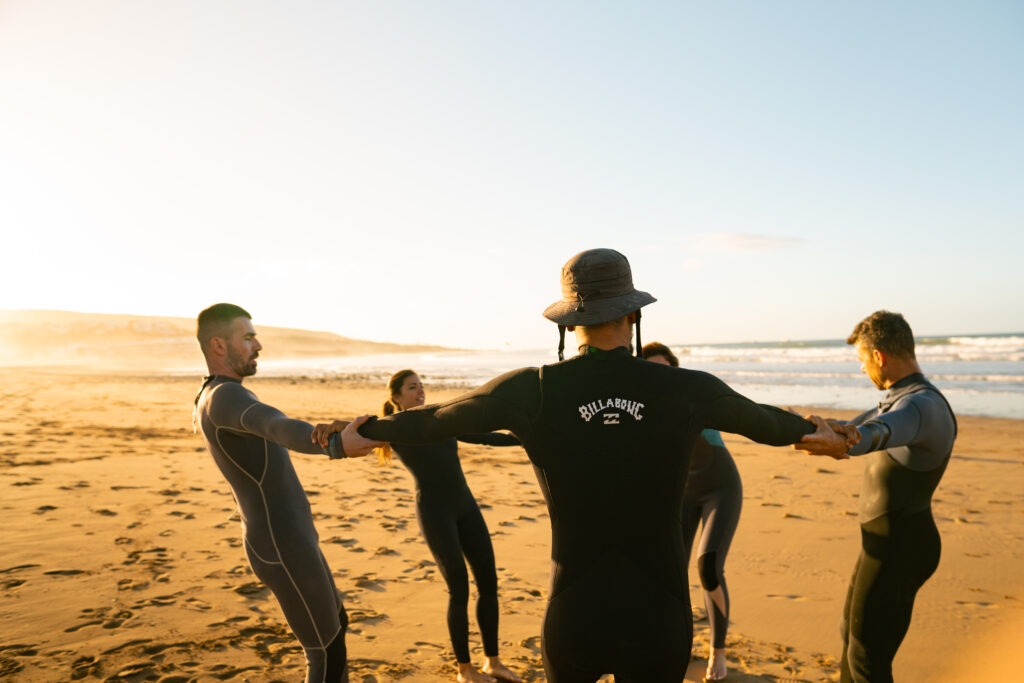 Learn to surf Morocco complete beginner guide Tamraght first time surfing from €470