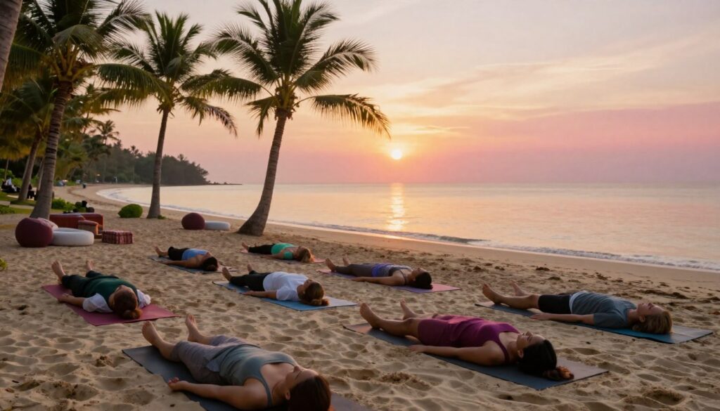 retiro de yoga en la playa retiro de yoga en la playa