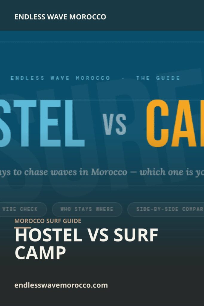 HOSTEL VS SURF CAMP | Endless Wave Morocco